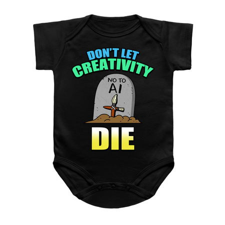 Don't Let Creativity Die Anti-AI Slogan tiny thumbnail