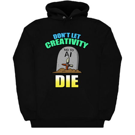 Don't Let Creativity Die Anti-AI Slogan tiny thumbnail