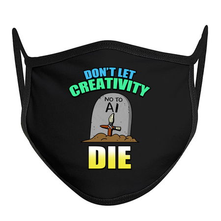 Don't Let Creativity Die Anti-AI Slogan tiny thumbnail