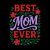 Best Mom Ever Mother's Day Vintage Typography tiny thumbnail
