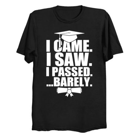 Barely Victorious Funny Graduation Quote tiny thumbnail