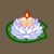 White Lotus Flower with Wax Candle tiny thumbnail