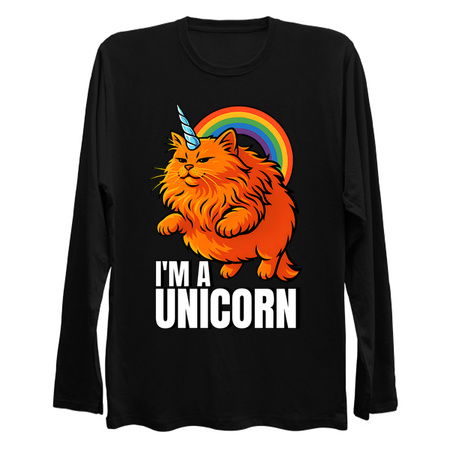 Unicorn Delusions Funny Unicorn Cat tiny thumbnail