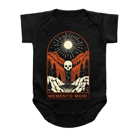 Memento Mori Waterfall Skull Design tiny thumbnail