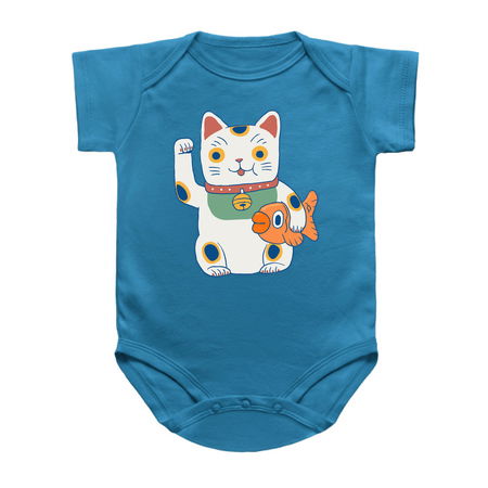 Lucky cat and fish tiny thumbnail