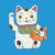 Lucky cat and fish tiny thumbnail