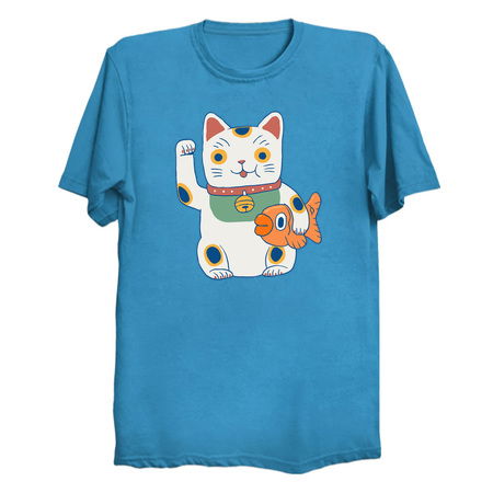 Lucky cat and fish tiny thumbnail