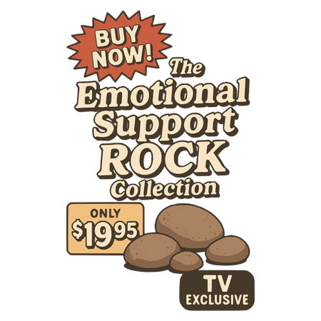 Emotional Support Rocks - NeatoShop