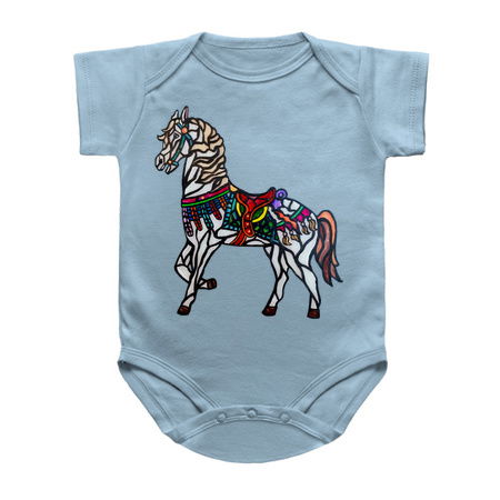 Stained Glass Merry Go Round Horse tiny thumbnail