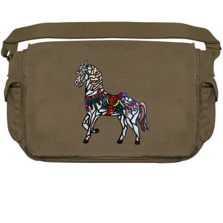 Stained Glass Merry Go Round Horse tiny thumbnail