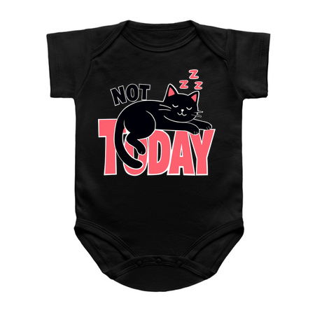Not Today Cat – Cute Lazy Black Cat tiny thumbnail