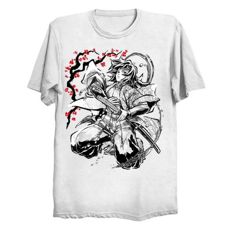 Giyu Water Breathing Hashira Sumi-E tiny thumbnail