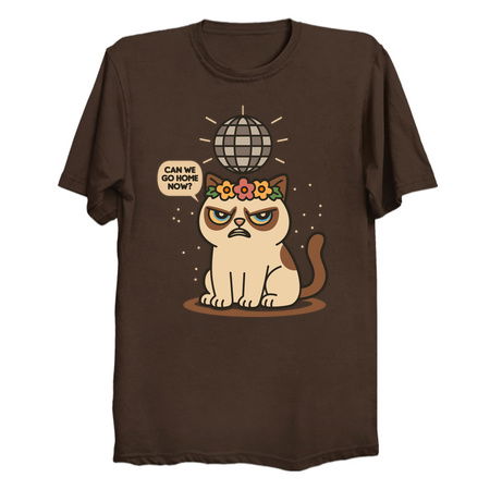 Funny Sarcastic Party Pooper Cat tiny thumbnail