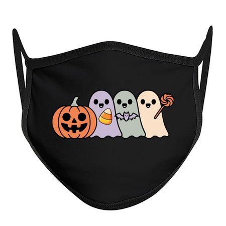 Pumpkin and Ghost Friends Design tiny thumbnail