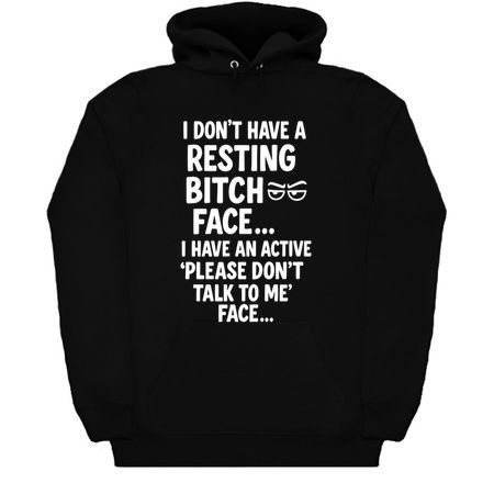 Resting Bitch Face Funny Sarcastic tiny thumbnail