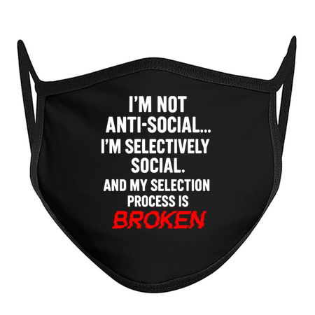 I'm Not Anti-Social Funny Sarcastic tiny thumbnail