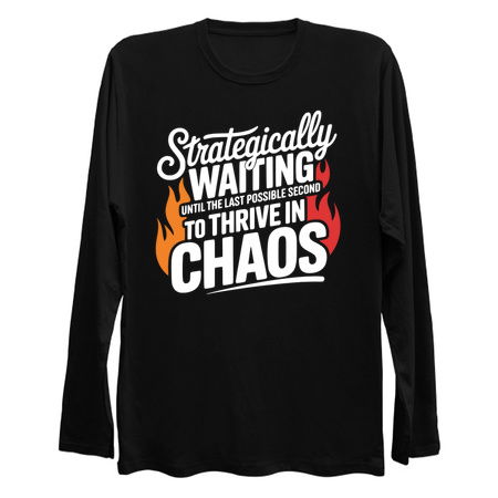 Strategically Waiting Funny Slogan tiny thumbnail