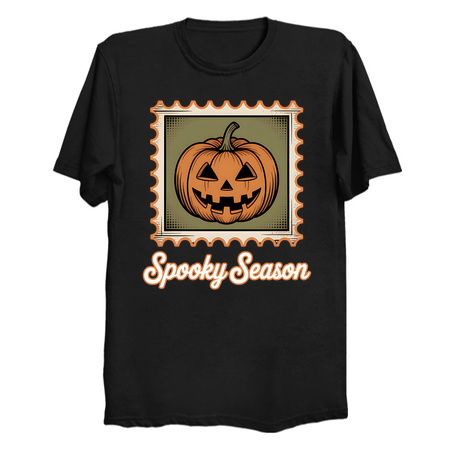 Spooky Season Pumpkin Stamp Design tiny thumbnail
