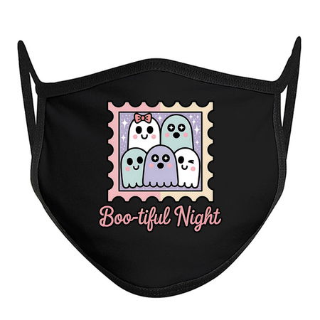 Boo-tiful Night Cute Ghost Stamp tiny thumbnail
