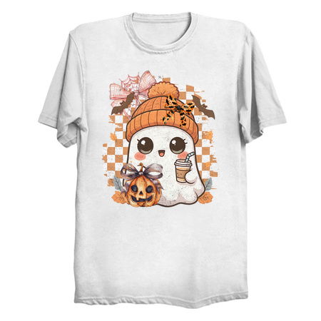 Coquette Kawaii Ghost Pumpkin Spice tiny thumbnail