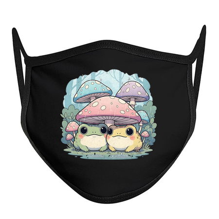 Whimsical Frogs & Mushrooms Design tiny thumbnail