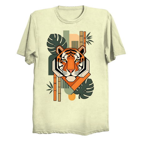 Bauhaus Tiger Modern Art Illustrati tiny thumbnail