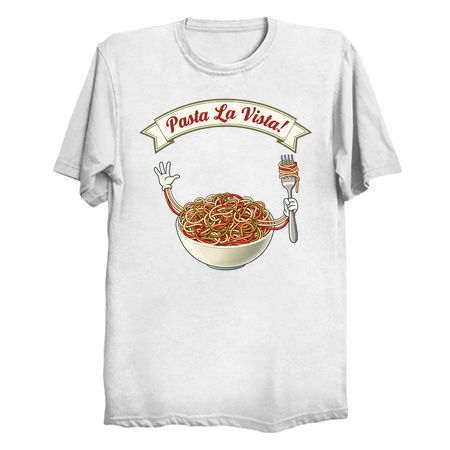 Pasta La Vista Funny Pasta Bowl Art tiny thumbnail