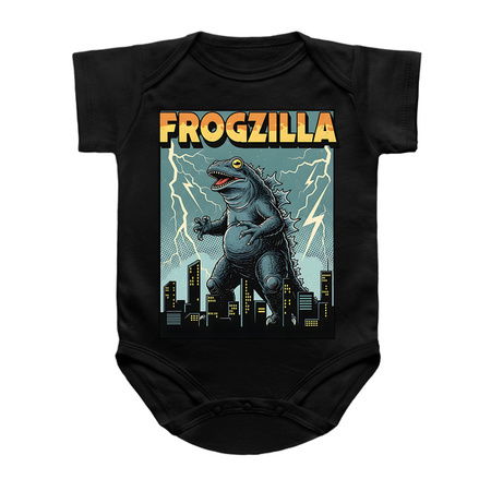 Frogzilla Retro Kaiju Monster Poste tiny thumbnail