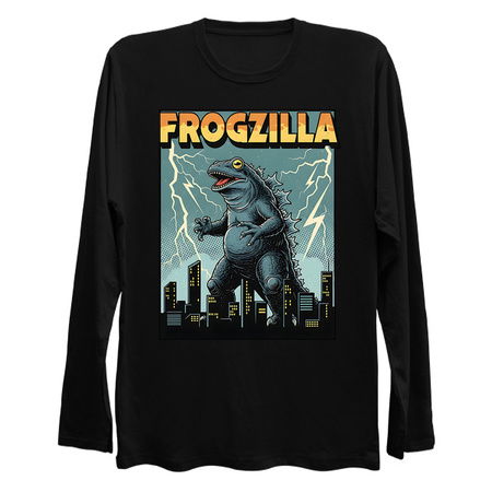 Frogzilla Retro Kaiju Monster Poste tiny thumbnail