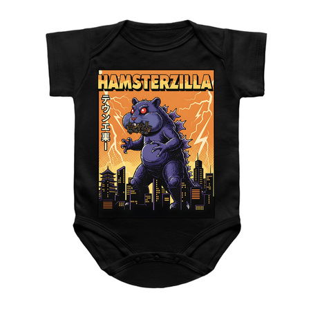 Hamsterzilla Kaiju Pets Retro Poste tiny thumbnail