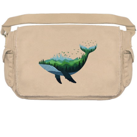 Floating Forest Whale Double Exposu tiny thumbnail