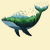 Floating Forest Whale Double Exposu tiny thumbnail