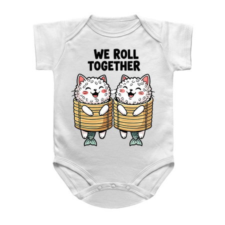 We Roll Together Kawaii Sushi Cats tiny thumbnail