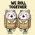 We Roll Together Kawaii Sushi Cats tiny thumbnail