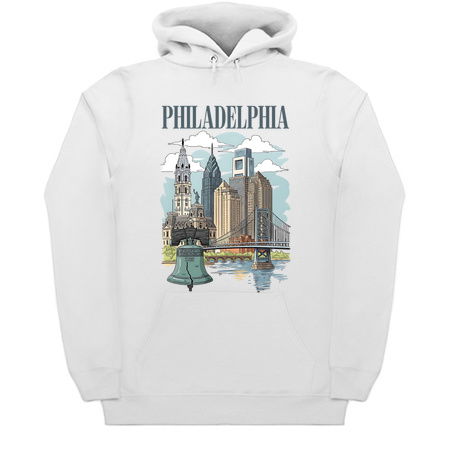 Liberty Bell & Skyline PHILADELPHIA tiny thumbnail