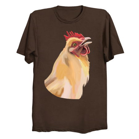 Cute Smiling Farm Chicken Portrait tiny thumbnail
