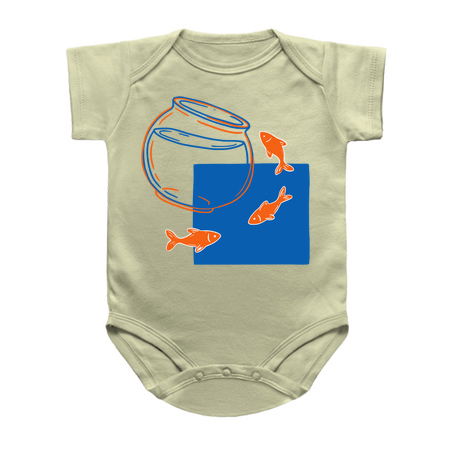 Fish Out of Water Surreal Goldfish tiny thumbnail