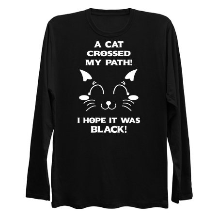 Love Black Cat Crossed Path Goth tiny thumbnail