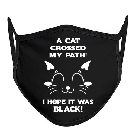 Love Black Cat Crossed Path Goth tiny thumbnail