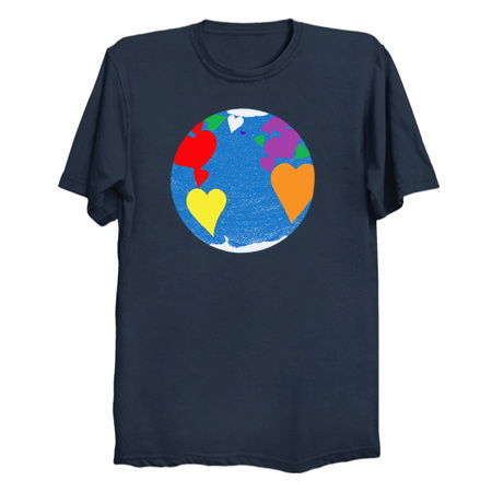 Colorful Earth Hearts tiny thumbnail