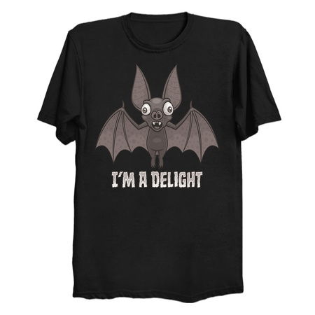 Derpy Bat Delightfully Derpy Vampire Bat - NeatoShop