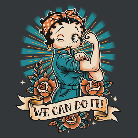 Betty Boop Riveter Betty The Riveter - NeatoShop
