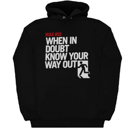 Rule #22 When in Doubt Know Your Way Out tiny thumbnail