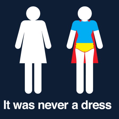 it was never a dress t shirt It was never a dress. Adult Short Sleeve T-shirt