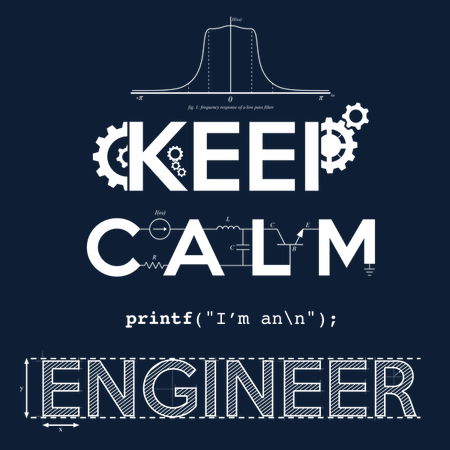 Keep Calm I'm An Engineer Lustiger Ingenieur Geschenk Neuheit