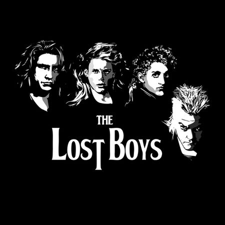 T-shirt Officiel The Lost Boys 'Poster' - Noir - Taille L - Neuf Avec étiquette