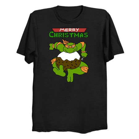 'Merry Christmas' Mikey Pudding Design tiny thumbnail