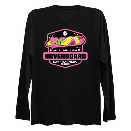 Hill valley cheap hoverboard champion shirt