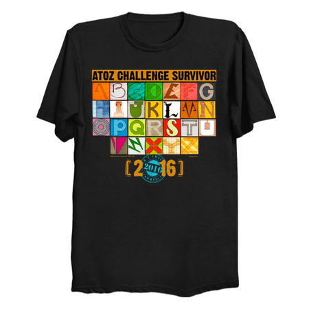 2016 #atozchallenge shirt