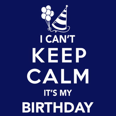 I Can't Keep Calm It's My Birthday - NeatoShop